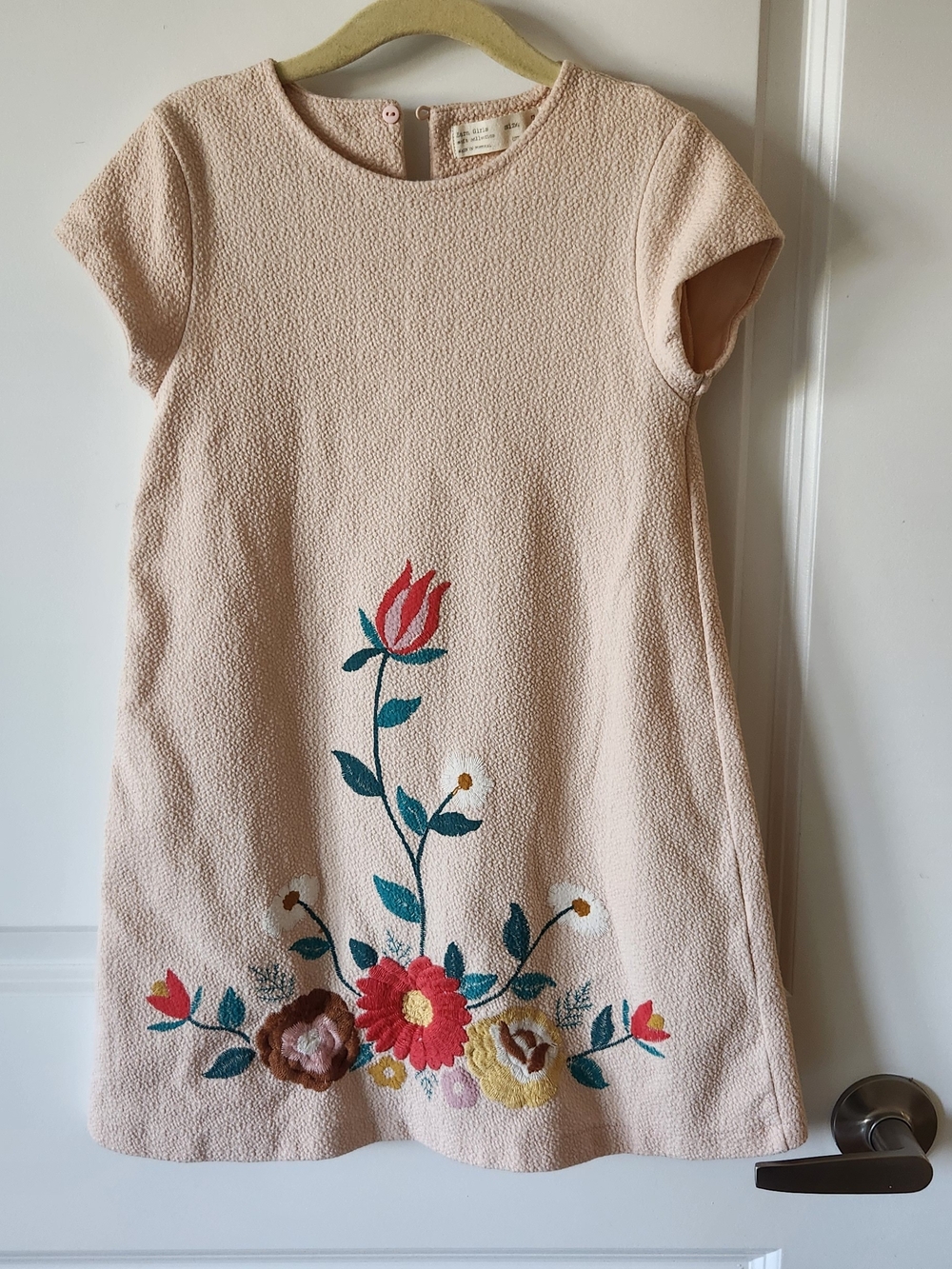 Zara Girls’ Embroidered Floral Dress 🌸 7/122